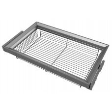 FIRMAX CORA Выдвижная корзина в базу 600 мм, пруток, 564х440х140, серый