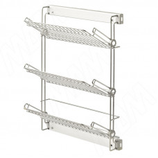 ELITE Полка для обуви, 3-х уровн. выдв.,крепл./бок.правое, плавн.закр