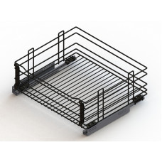 Корзина выкатная база 600 мм с направ. Актро в дов. (черный)