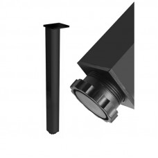 Опора квадратная 60*60*710 Черный GTV