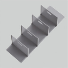 Перегородка для бутылок в нижнюю полку DTC PURE PRO HK 200 мм Серый