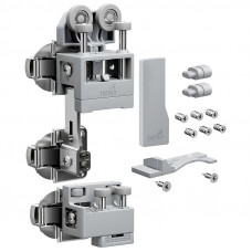 Комплект фурнитуры WingLine L (2024), heavy, с самозакрыв, серый, левый