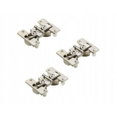 Комплект 3 средних петель для складных дверей, с регулировкой оси вращения, под прикручивание