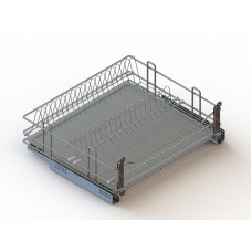 Посудосушитель выкатной база 700 мм без направл (хром)