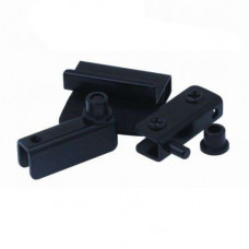 Петля для стеклянного фасада с ручкой, черный