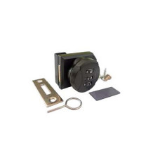 Замок цифровой для 1-ой стекл. двери,черный LZ-501-B SETE