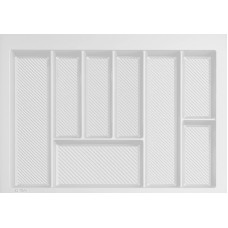 Вклад-лоток для столовых приборов 700мм (590-650) белый TRAY