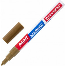 Маркер-краска лаковый, золото для алюм. профилей